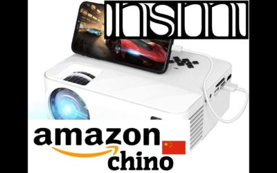 AMAZON CHINO – TOPVISION Mini Proyector con Pantalla de Espejo